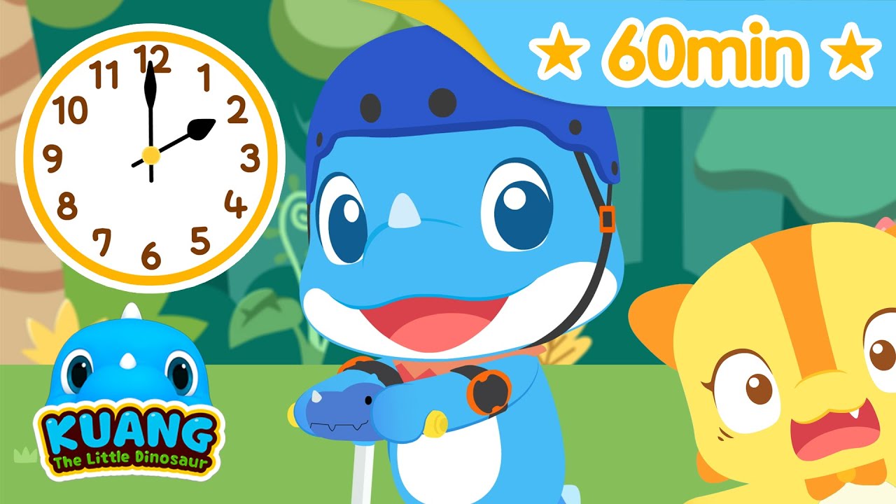 🌟1 Hour🌟 Nursery Rhymes collection🎼 | Kids Songs | Kuang the little Dinosaur | 60min | More