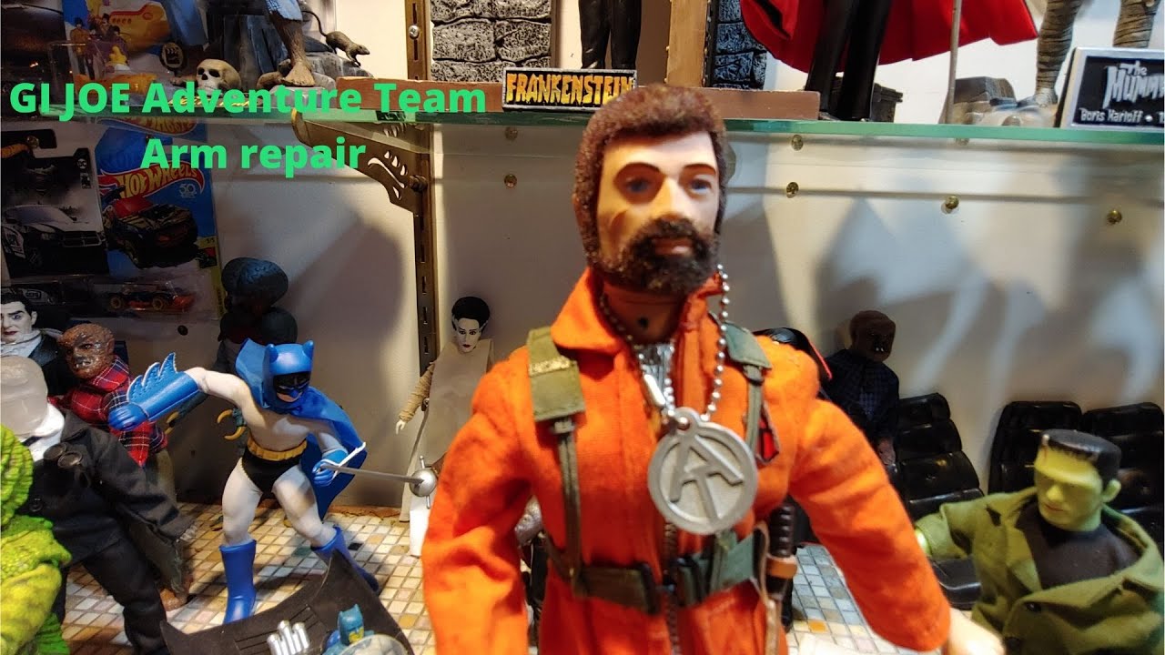 Ремонт винтажной винтовки GI Joe Adventure Team.