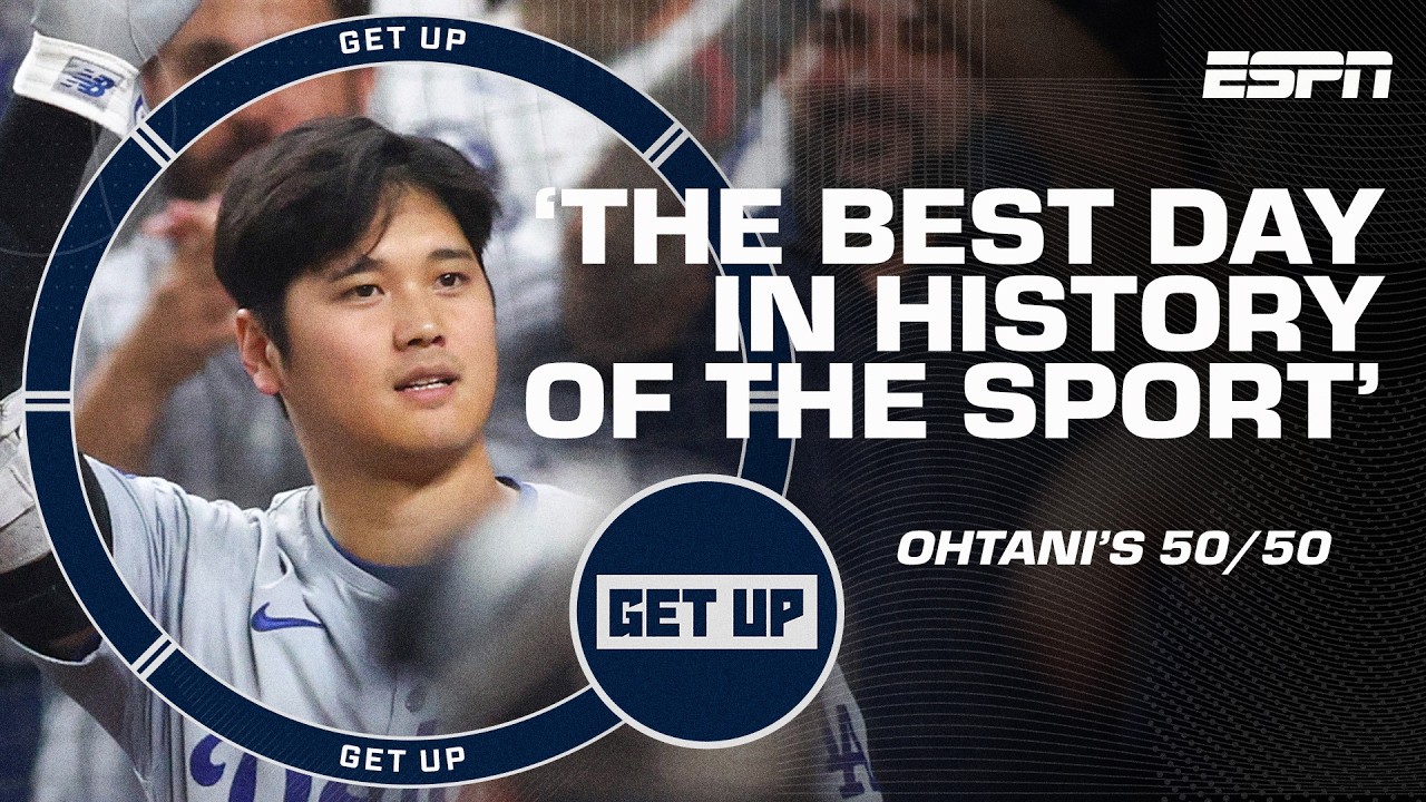 Shohei Ohtani's 50/50 'THE BEST DAY IN THE HISTORY OF THE SPORT!' - Buster Olney | Get Up