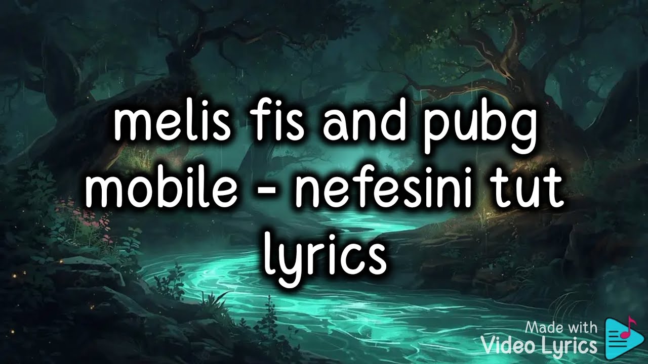 melis fis and pubg mobile - nefesini tut lyrics 