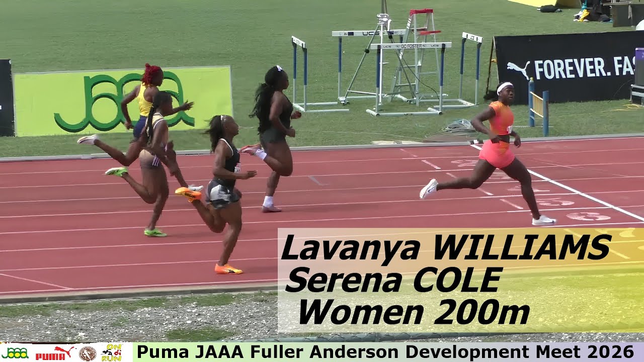 Lavanya WILLIAMS and Serena COLE Take the Top Spots in the Women's 200m | Puma JAAA Fuller Anderson