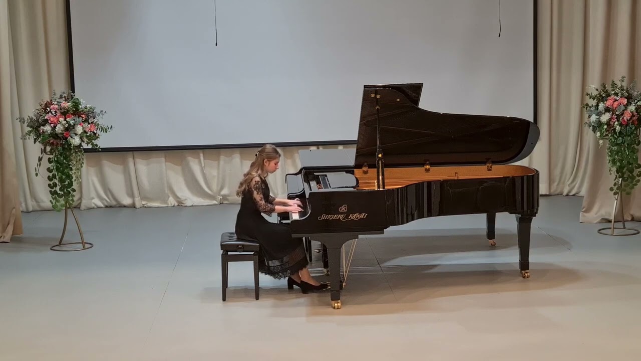 Миронова Елизавета(14 лет)/Э.Григ «Этюд» (памяти Шопена) соч.73 №5.