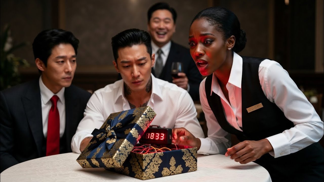 Black Waitress Realizes The Korean 
