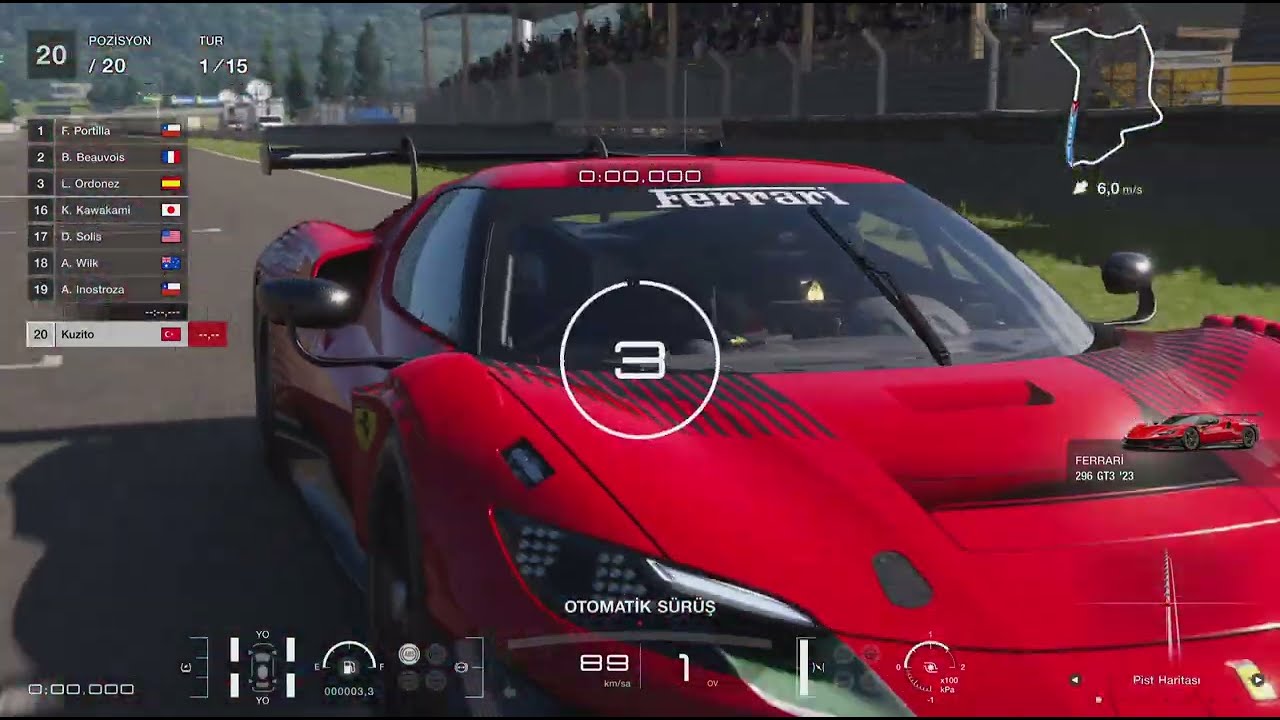Gran Turismo 7 Weekly challange Ferrari 296 GT3 23