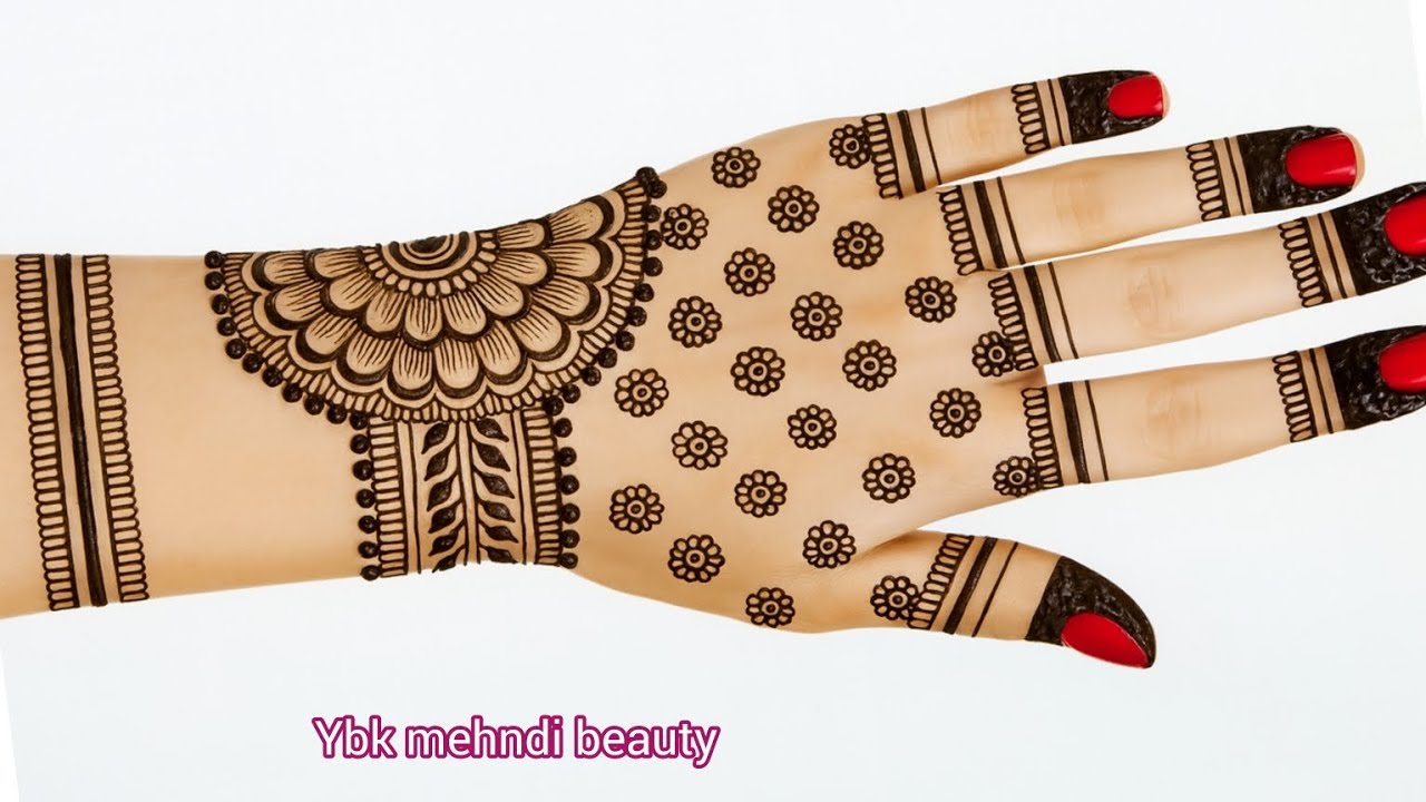 Very stylish and beautiful mehndi design for backhand|stylish mehndi design|easy mehndi design 2025