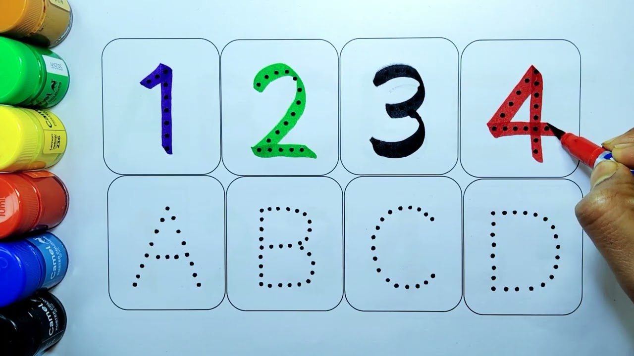 One two three | ginti 123 | Animal,cake, atoz, Abcd, a for apple b for ball C for cat | abc | abcde