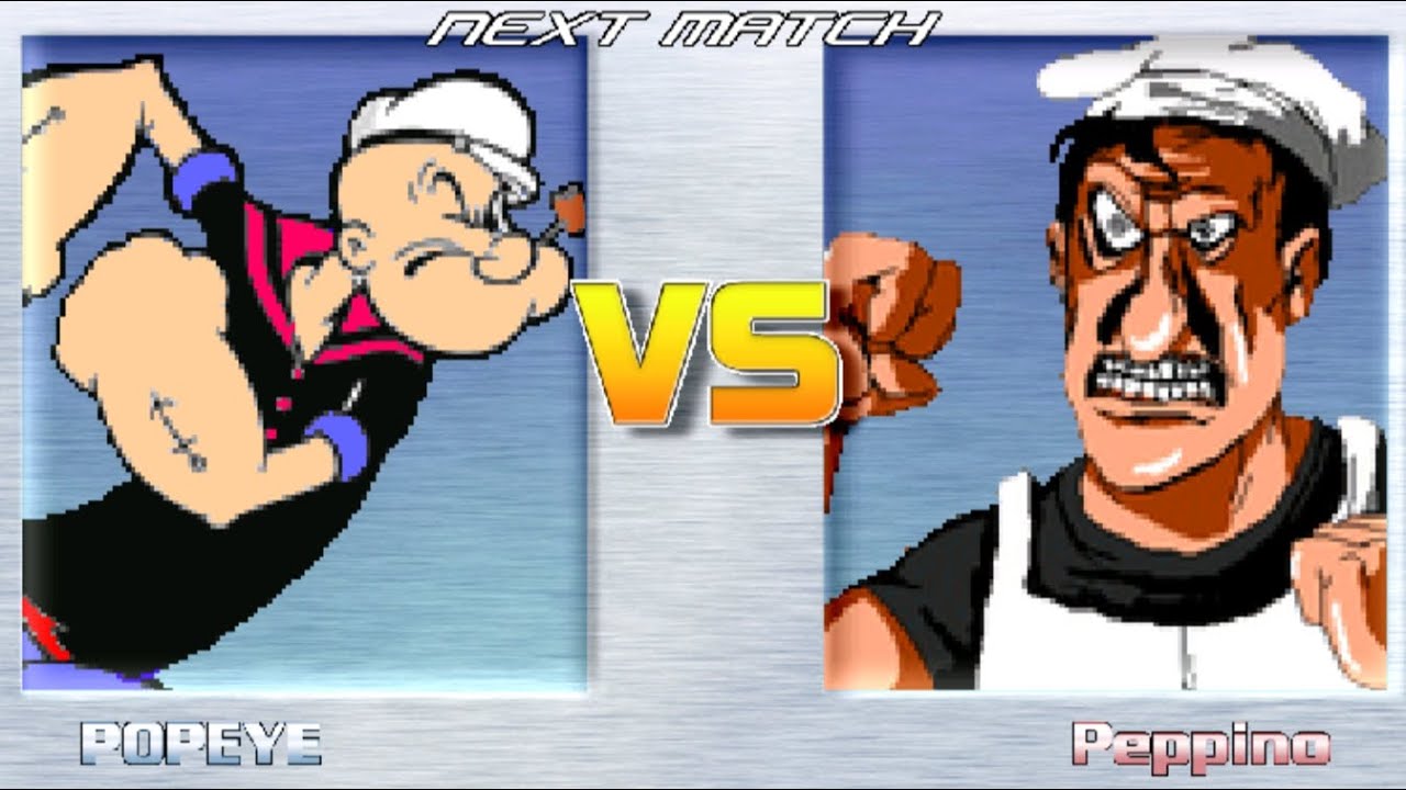 Mugen Battle Popeye vs Peppino