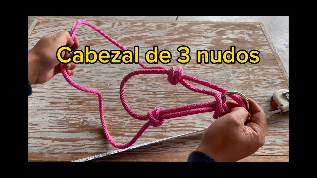 Cabezal con 3 nudos dobles.