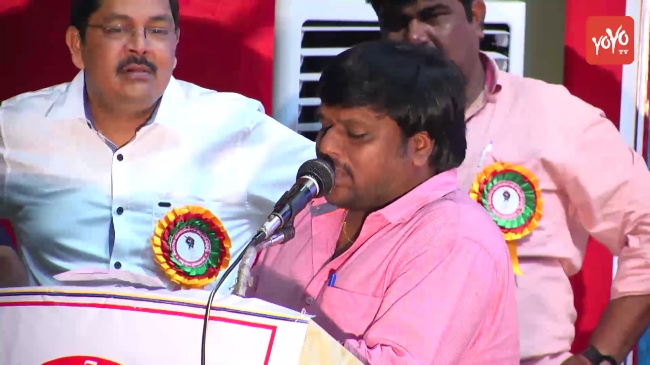YOYO TV Chief Editor Srinivas Burra Speech About Digital Media Importance @ TUWJ State Meet