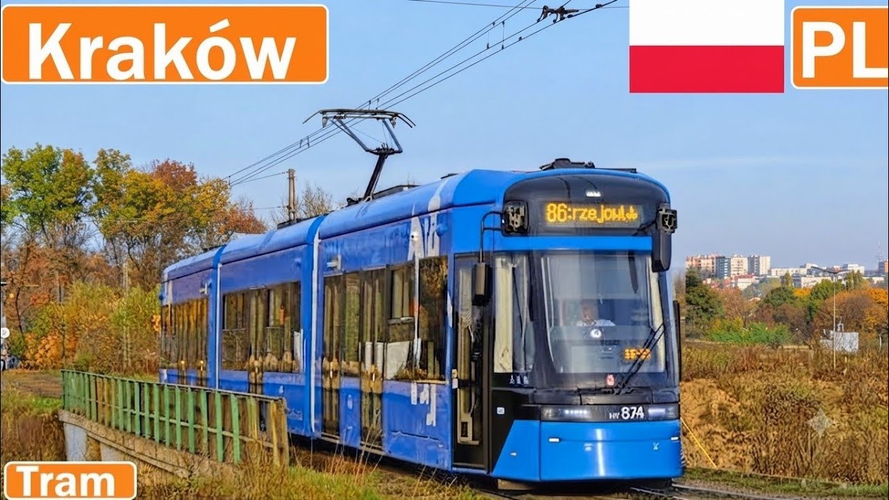 🇵🇱 KRAKOW TRAMS 2022| Tramwaje w Krakowie【4K】