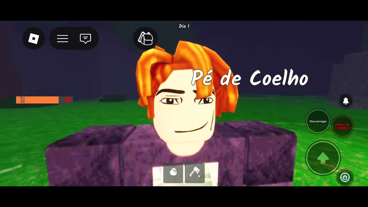 Tentei sobreviver com a fogueira no NV um e ainda num tronco.