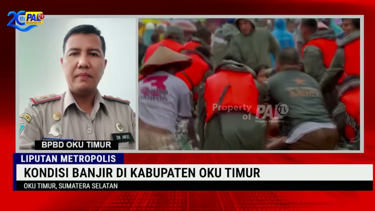 UPDATE BANJIR DI KABUPATEN OKU TIMUR 09 JAN 2026