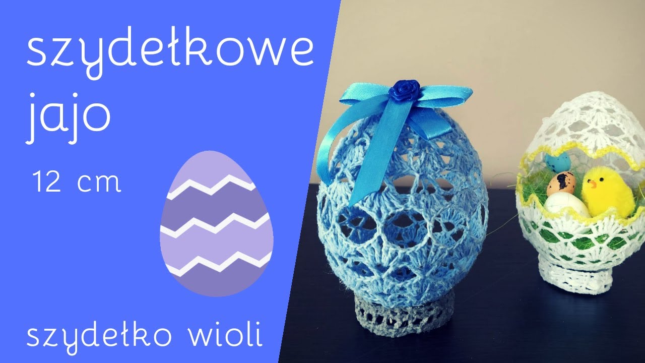 Szydełko Wioli  - szydełkowy nowy wzór jajka Wielkanocnego 🥚/ crochet/crocheting