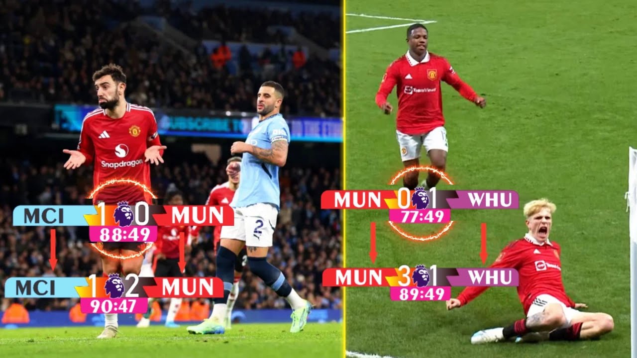 Manchester United's MOST THRILLING Last Minute Goals!