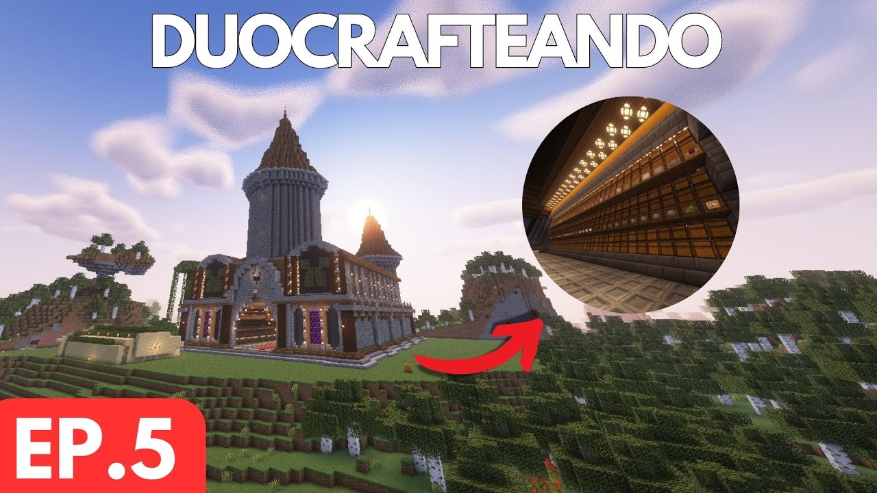 Construimos un Almacén Automático Colosal + Withers y Beacons - Duocrafteando Ep.5