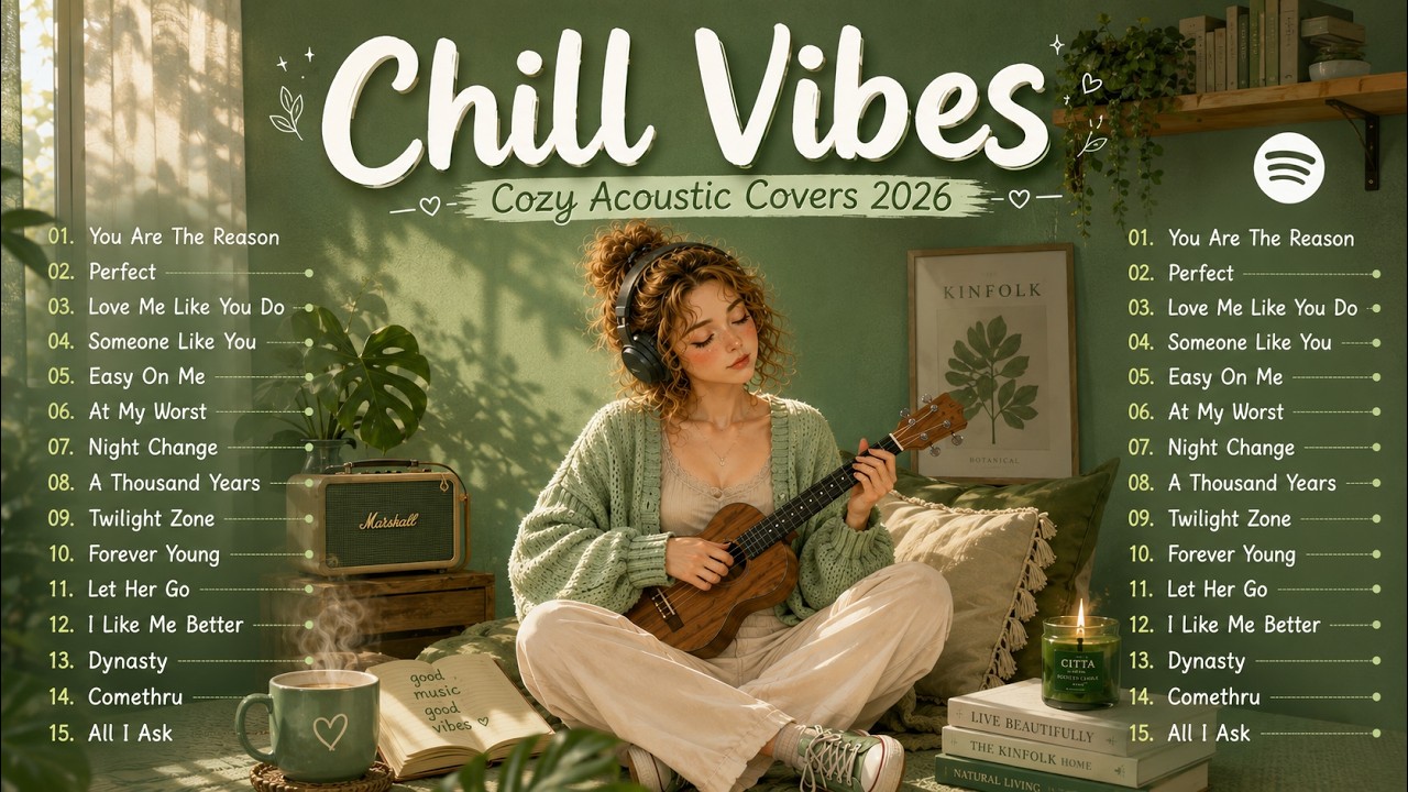 Relax & Unwind Playlist 🎧 Trending Pop Hits 2026 🌙 Best Acoustic Love Songs