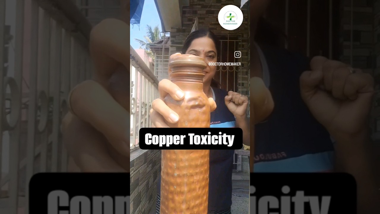 Do you Store water in Copper Bottles #shorts #copperwater #coppertoxicity #toxicity