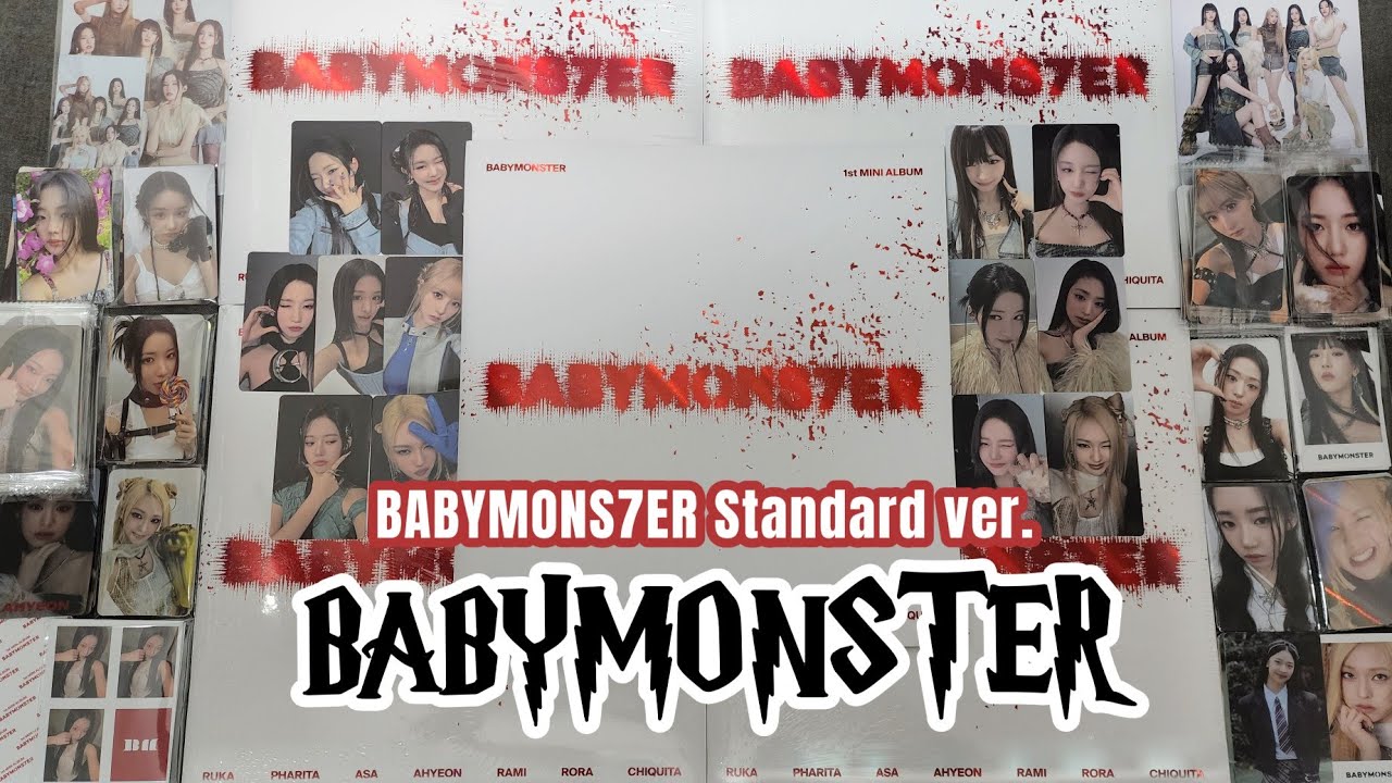 [Unboxing] BABYMONSTER - Debut 1st Mini Album BABYMONS7er Part 1 (Standard Ver.) with POB #sheesh