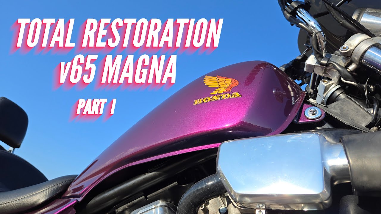 v65 Magna Restoration Honda VF1100C 1983 4k Part1