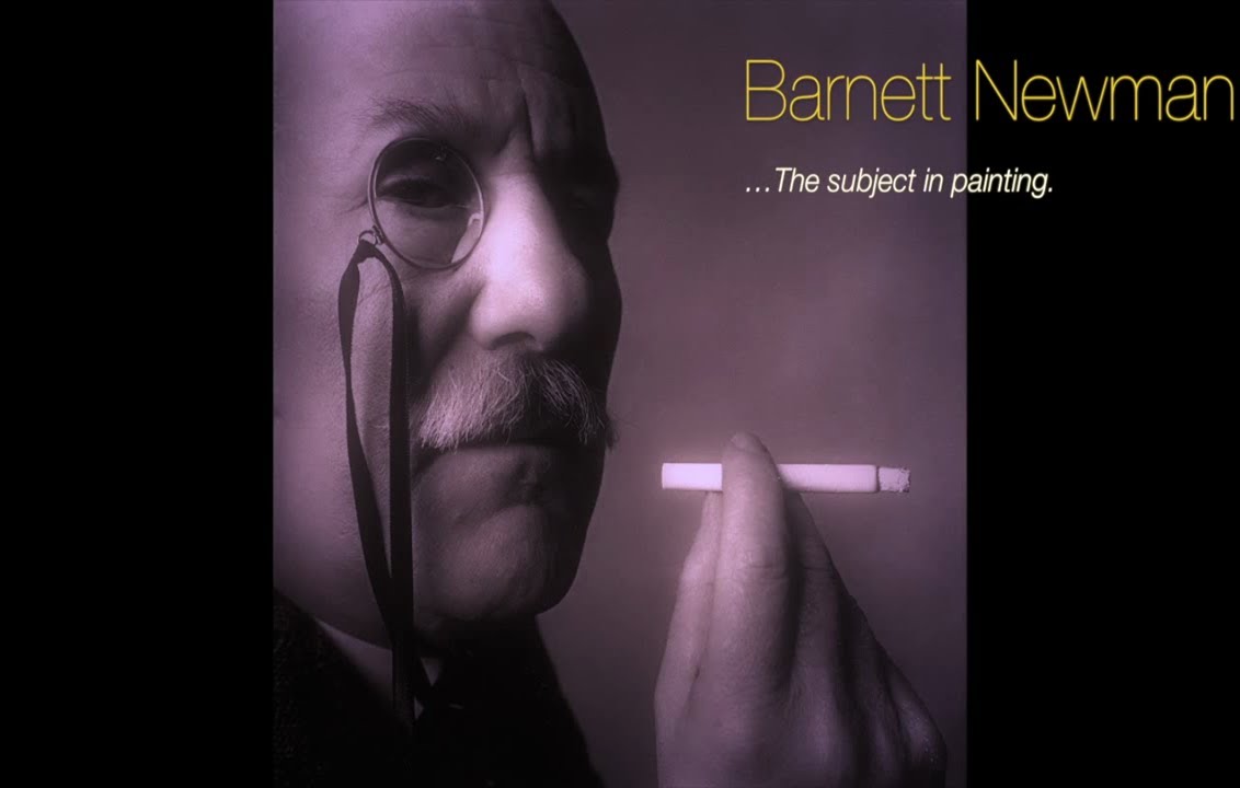 Barnett Newman - What are we going to paint ? ... The subject in painting.