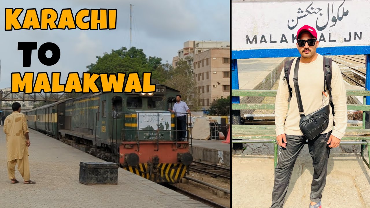 Travel Karachi To Punjab For Cnzn Marriage😍Train Main Sab Tang Ho Gay😂🤦🏻‍♂️Karachi to Malakwal🚂