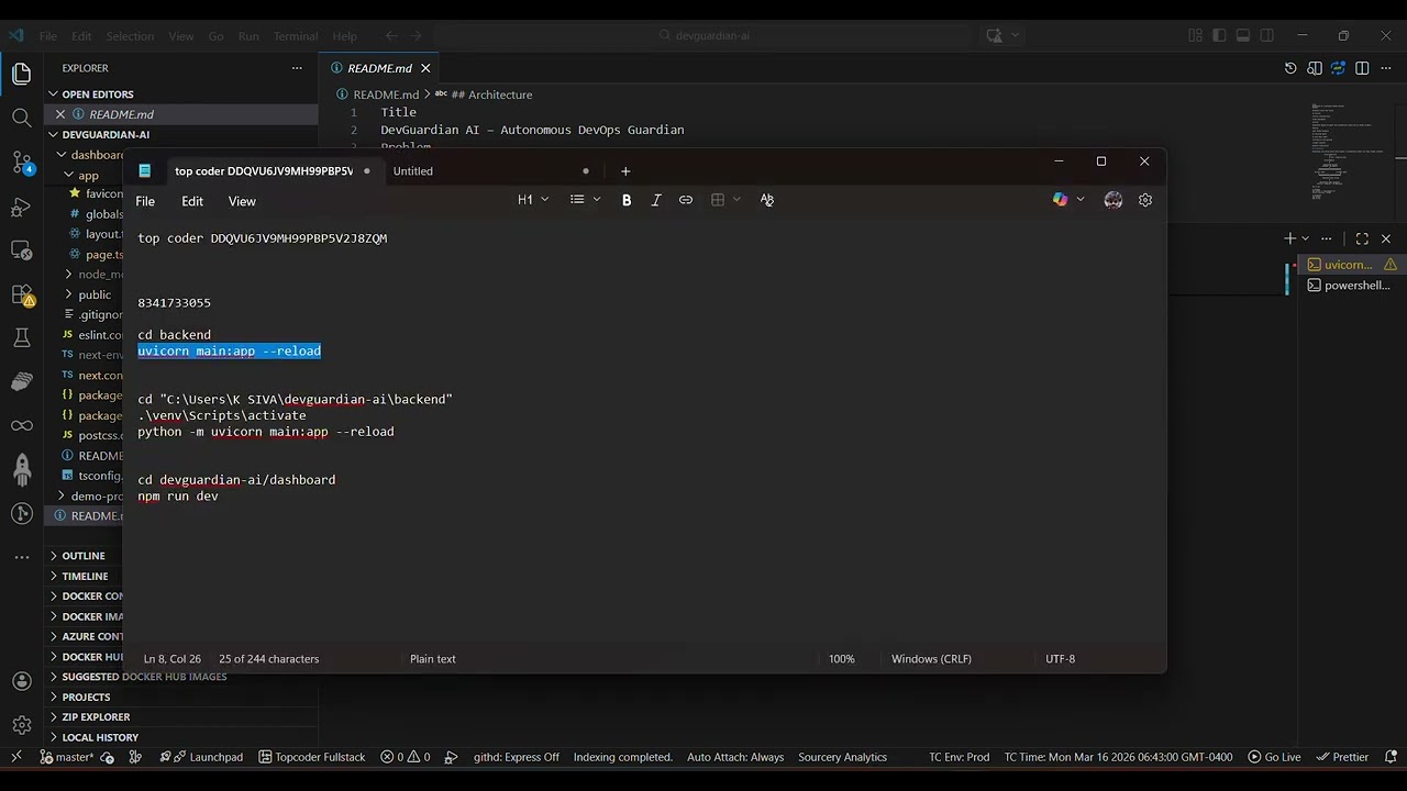 DevGuardian AI — Autonomous DevOps Guardian