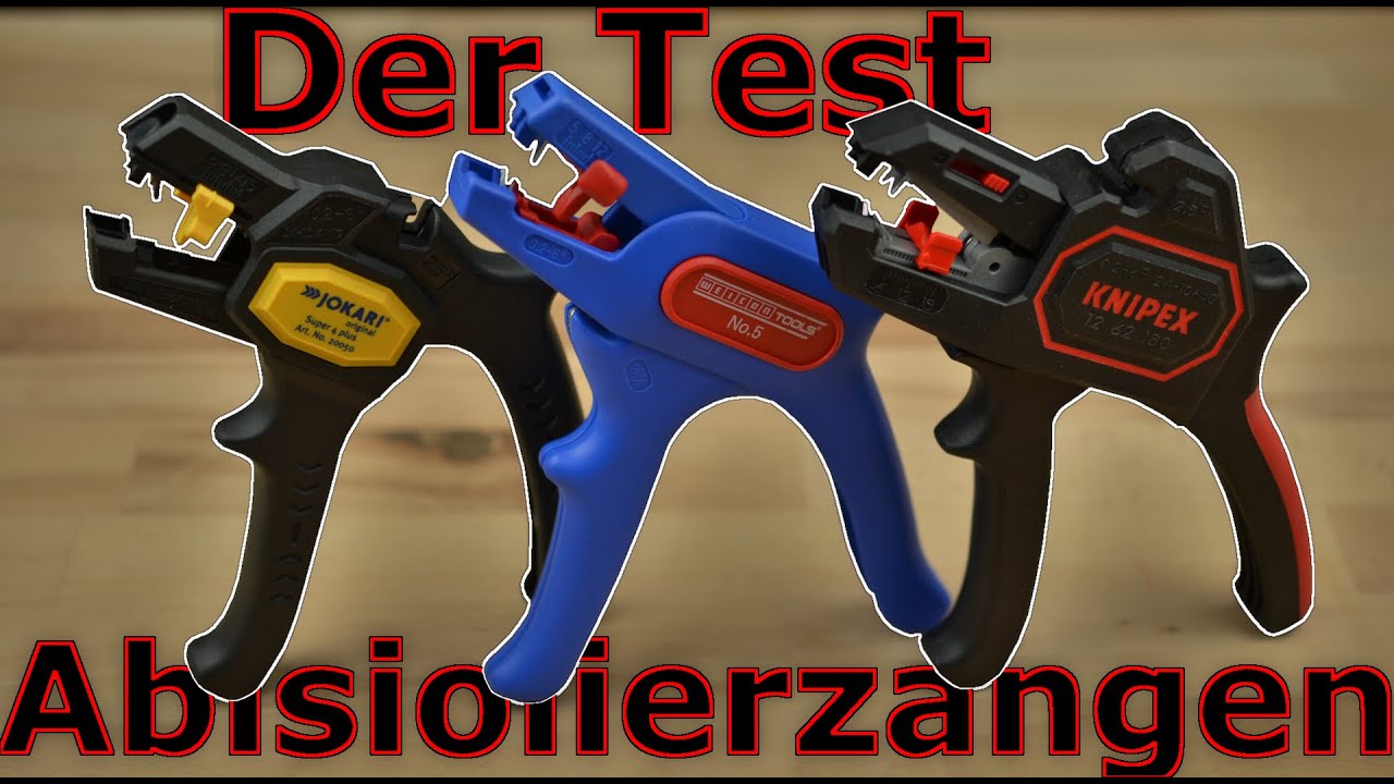 welche ist die Beste 🤔 Abisolierzangen für unter 30€ 🤑 JOKARI / KNIPEX / WEICON | Test