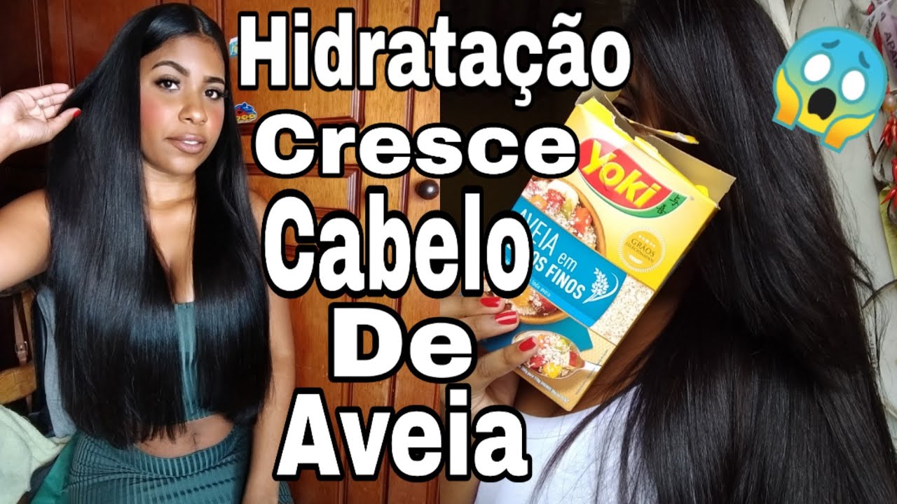 HIDRATAÇÃO CRESCE CABELO DE AVEIA !!!