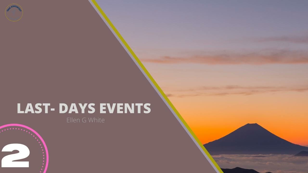 EGW Last DAYS Events Audio Chapter 2 – Human Voice  🥑​🍃​