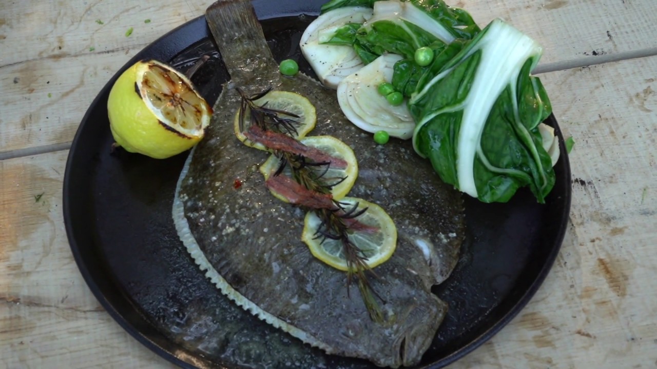 Pighvar på Morsø Forno Gas grill
