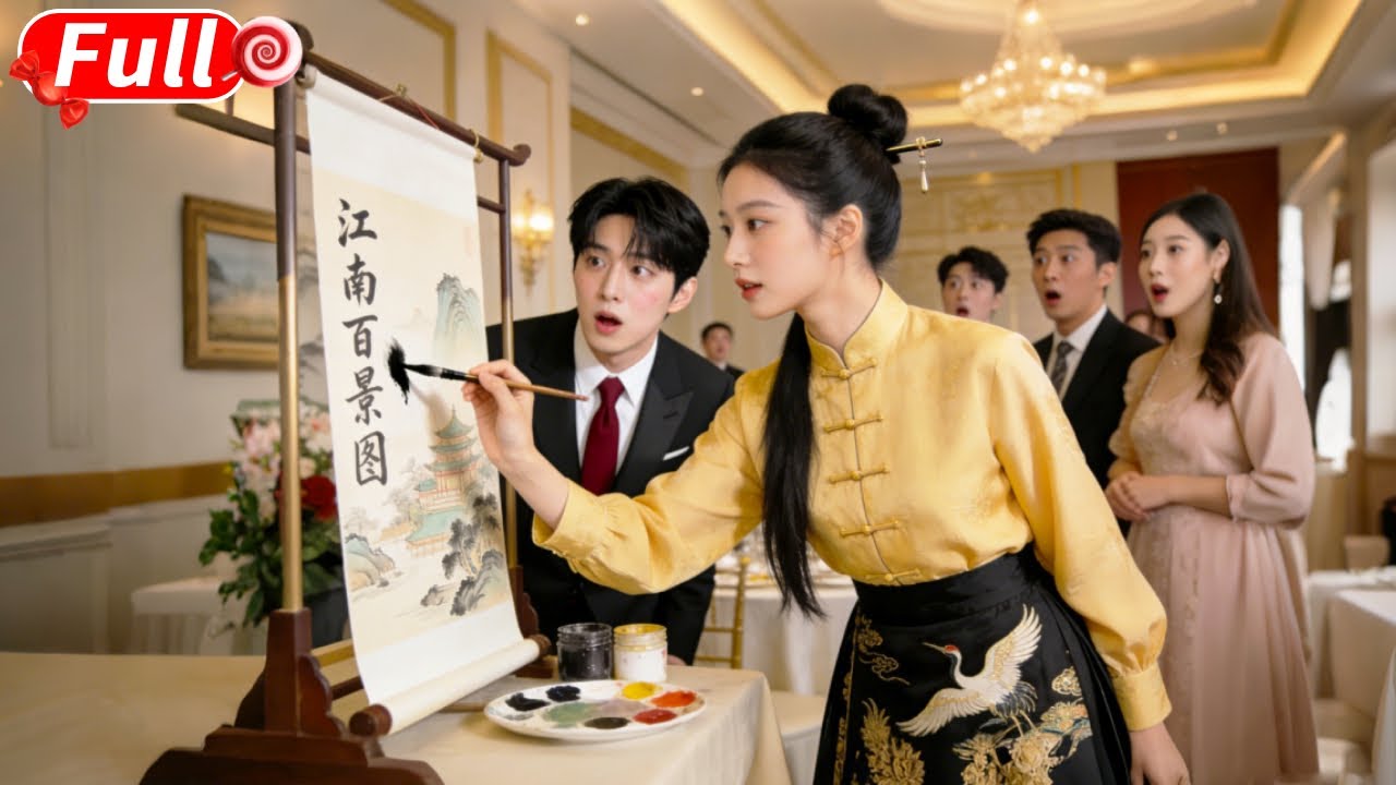 無人能完成總裁的千億項目，竟被農村女孩3筆內畫出傳奇之作！一天之內狂賺百萬，總裁當場淪陷，派出十輛豪車迎她回家！ #中國短劇 #韓劇 #短劇 #爽劇 #甜劇 #愛情劇 #drama