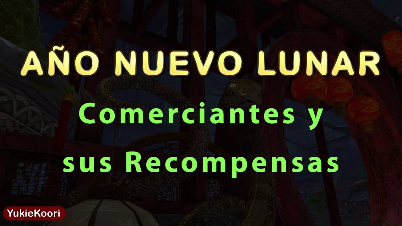 Guild Wars 2: Año Nuevo Lunar 2025 - Serpiente - Comerciantes y sus Recompensas