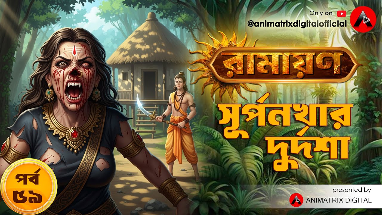 RAMAYAN EP 59 | শূর্পণখার দুর্দশা | Shurpanakhar Durdasha | Bengali Animated Series