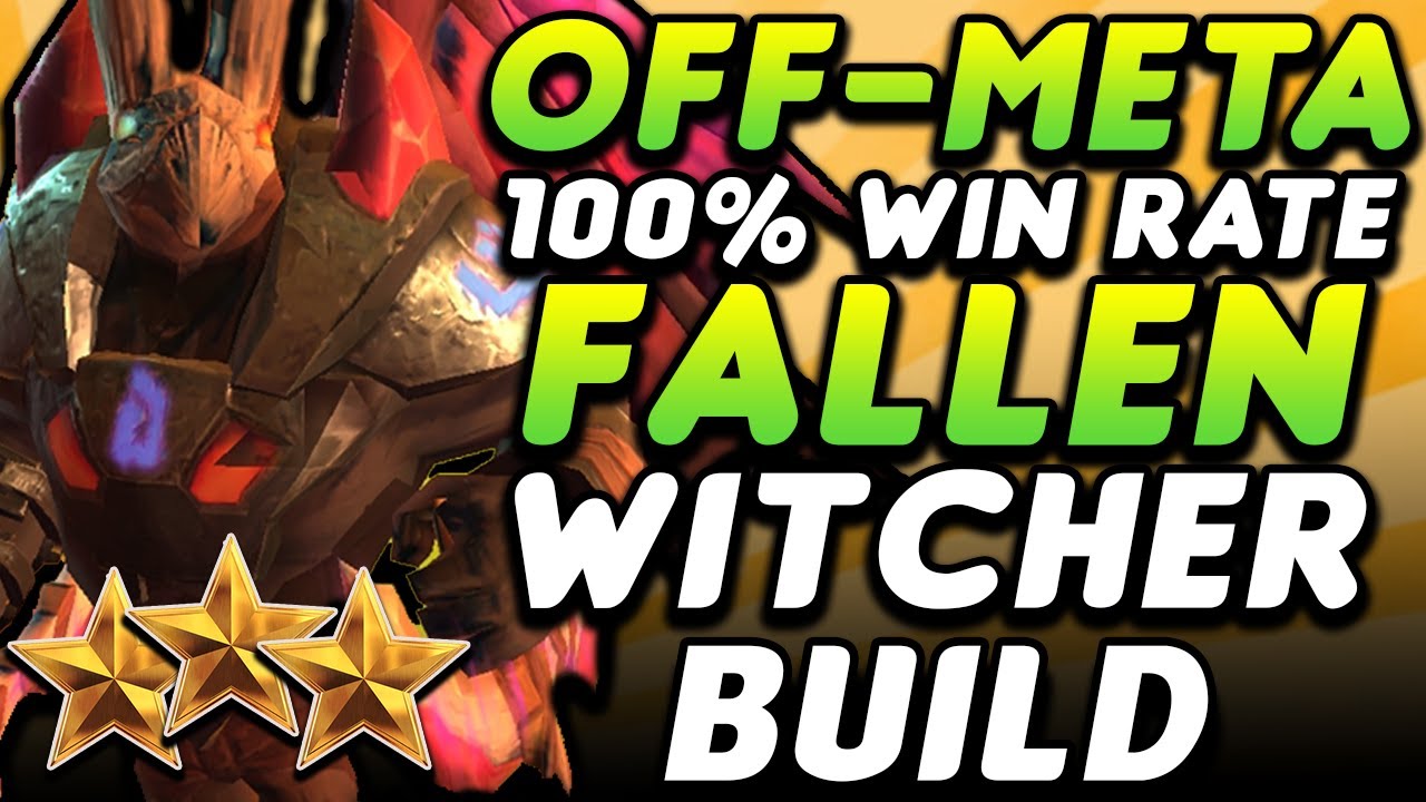 The OFF META Fallen Witcher build IS BACK -  it's a META BREAKER (100% win rate so far) | Auto Chess