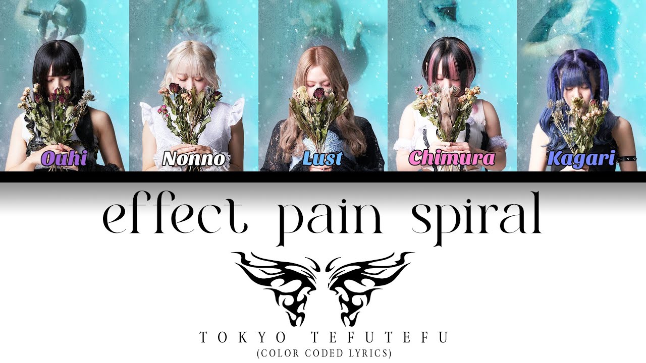 TOKYO TEFUTEFU - effect pain spiral (RUS) (Color Coded Lyrics)