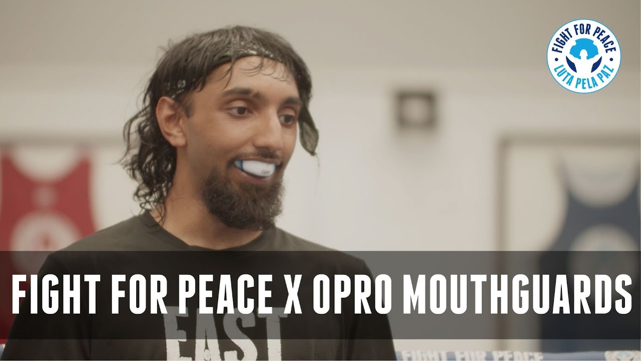 FIGHT FOR PEACE X OPRO MOUTHGUARDS: 