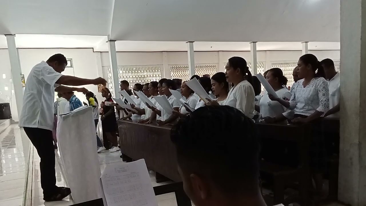 Melodi dan Puisi_Lagu Komuni_Misa Paskah II_Oleh Umat Lingkungan Kalapandu_Paroki Waelengga