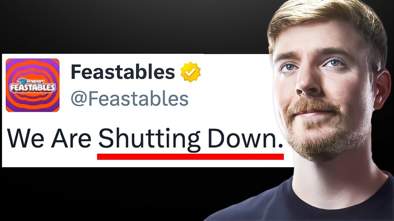 Удовлетворительное падение пиршеств.. (MrBeast)