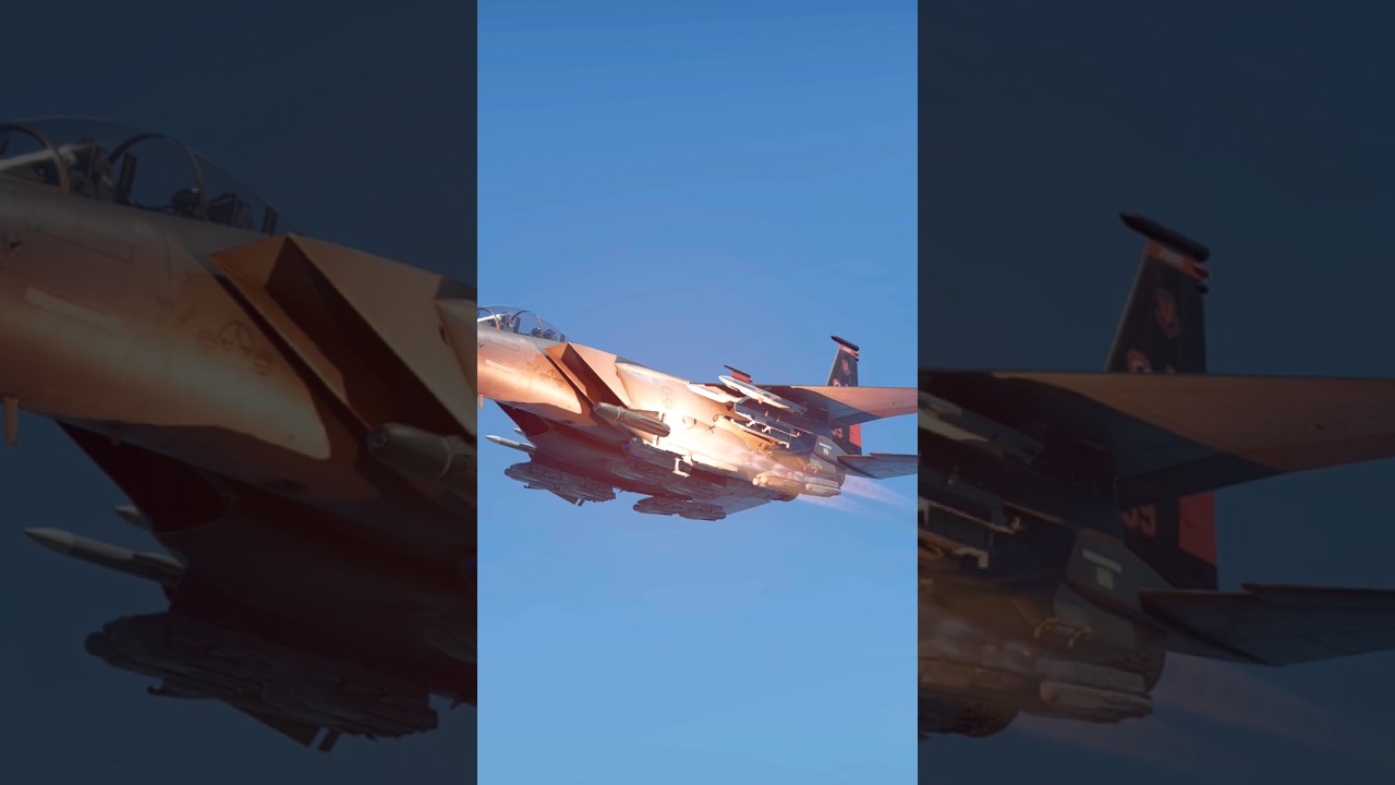F-15E Strike Eagle Unleashes a Massive Missile Attack