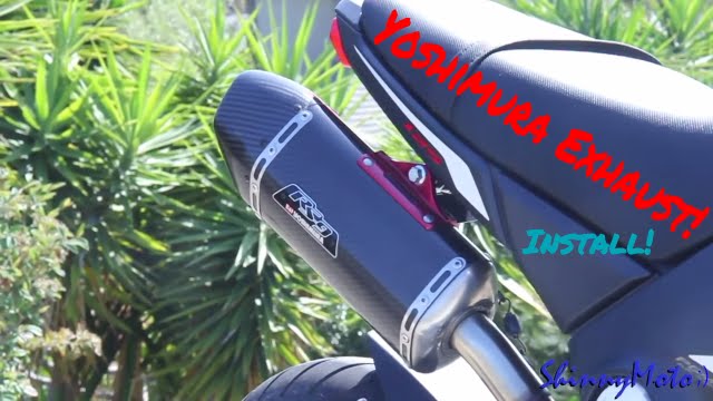 Yoshimura RS-9 Exhaust Install / Rev