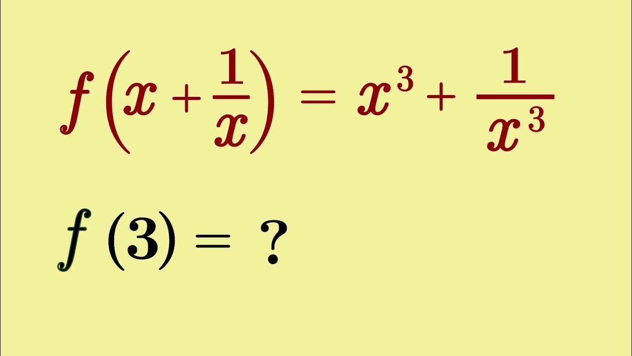Only 1% Of Students Got This Functional Equation 