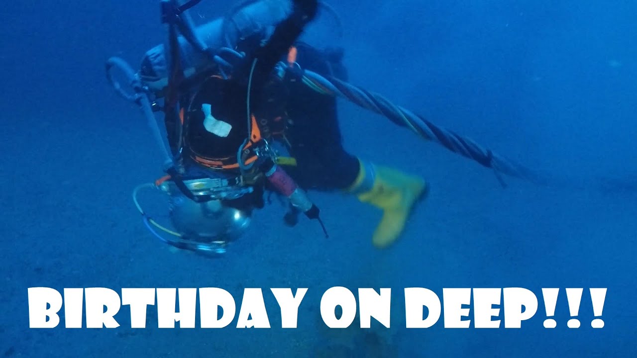 Saturation Dive at 108 meters deep - All bell run and Birthday Party - 28/09/2020
