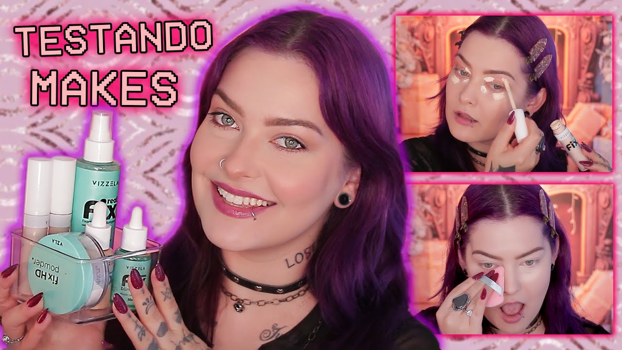 Coisas novas que tô curtindo! - Linha fix Vizzela | Testando makes - ep.18 👄