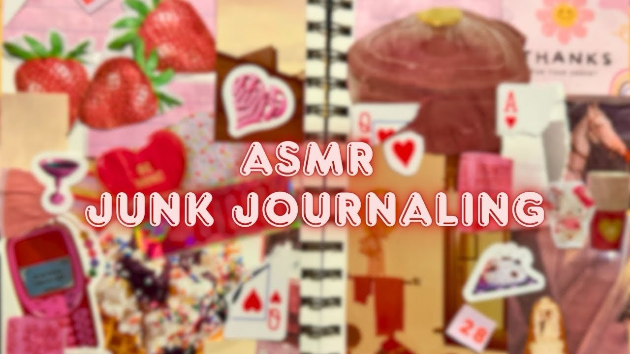 ASMR 💕 Cozy Junk Journaling | no talking 