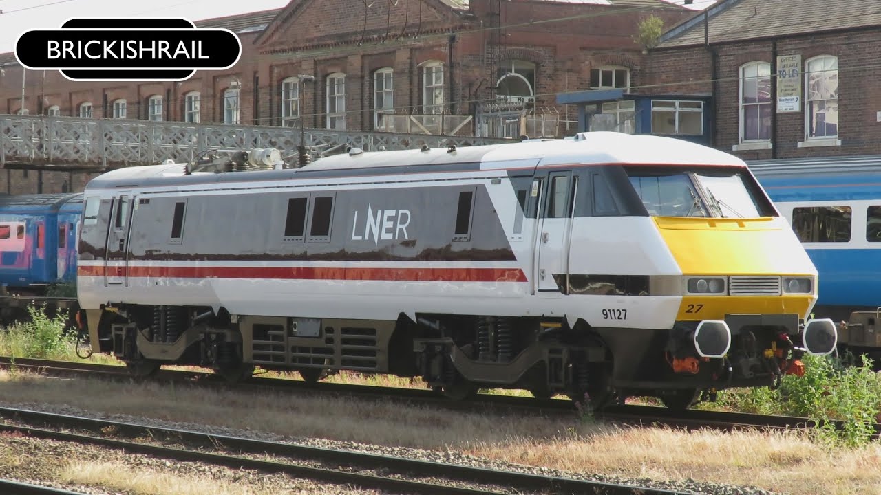 LNER 91127 in new InterCity 225 Livery - 17/06/22