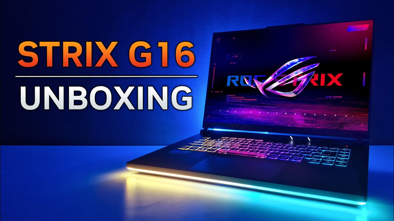 ASUS STRIX G16 (2023) | RTX 4060 (140 Вт) + Intel 7 13650hx | Распаковка