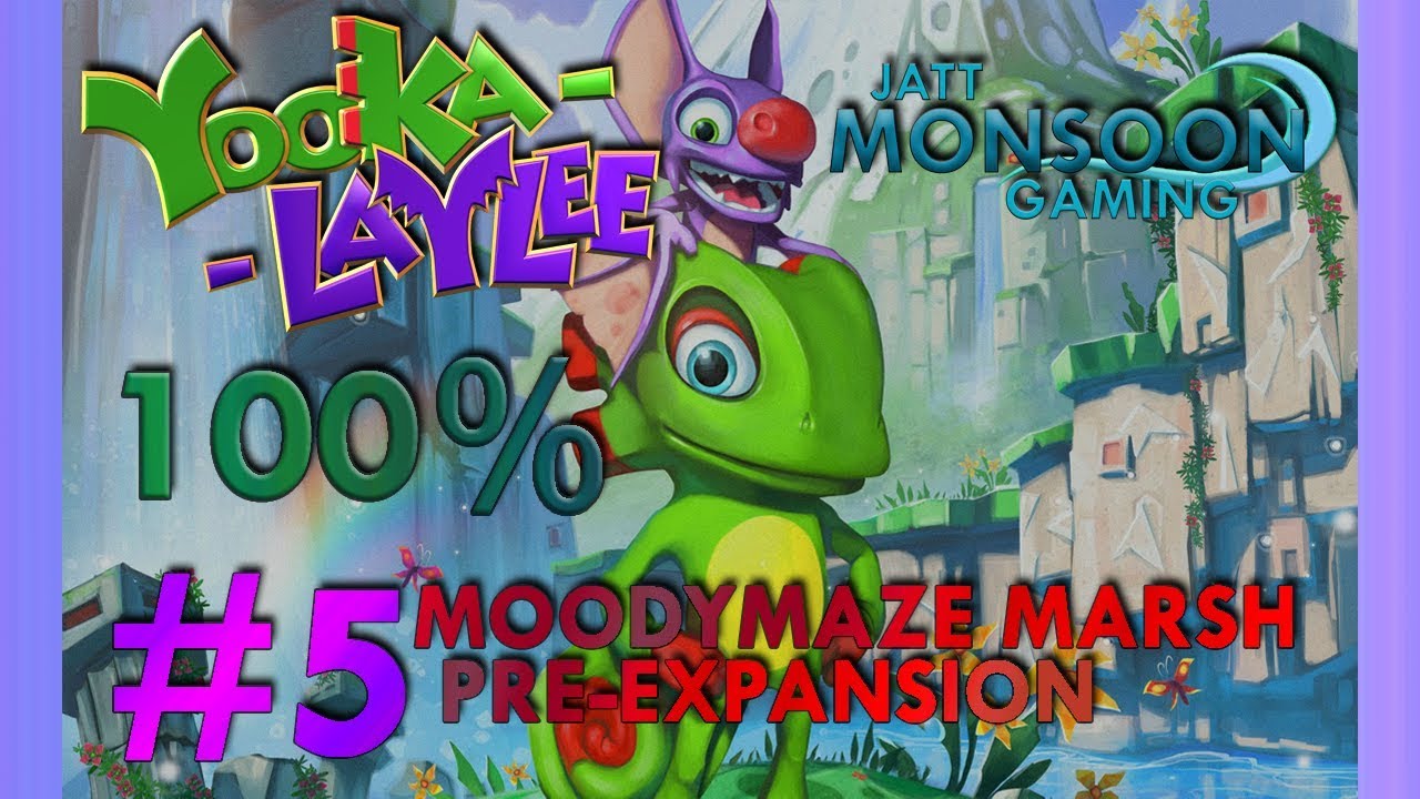 World 3 | Moodymaze Marsh | Part 1: Pre-Expansion | Yooka-Laylee 100% Walkthrough