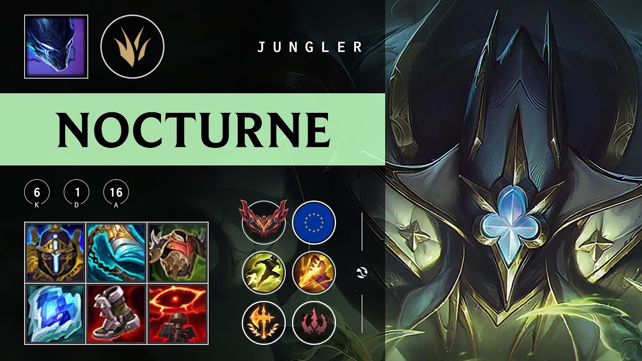 Nocturne Jungle vs Rek'Sai - EUW Grandmaster Patch 25.24