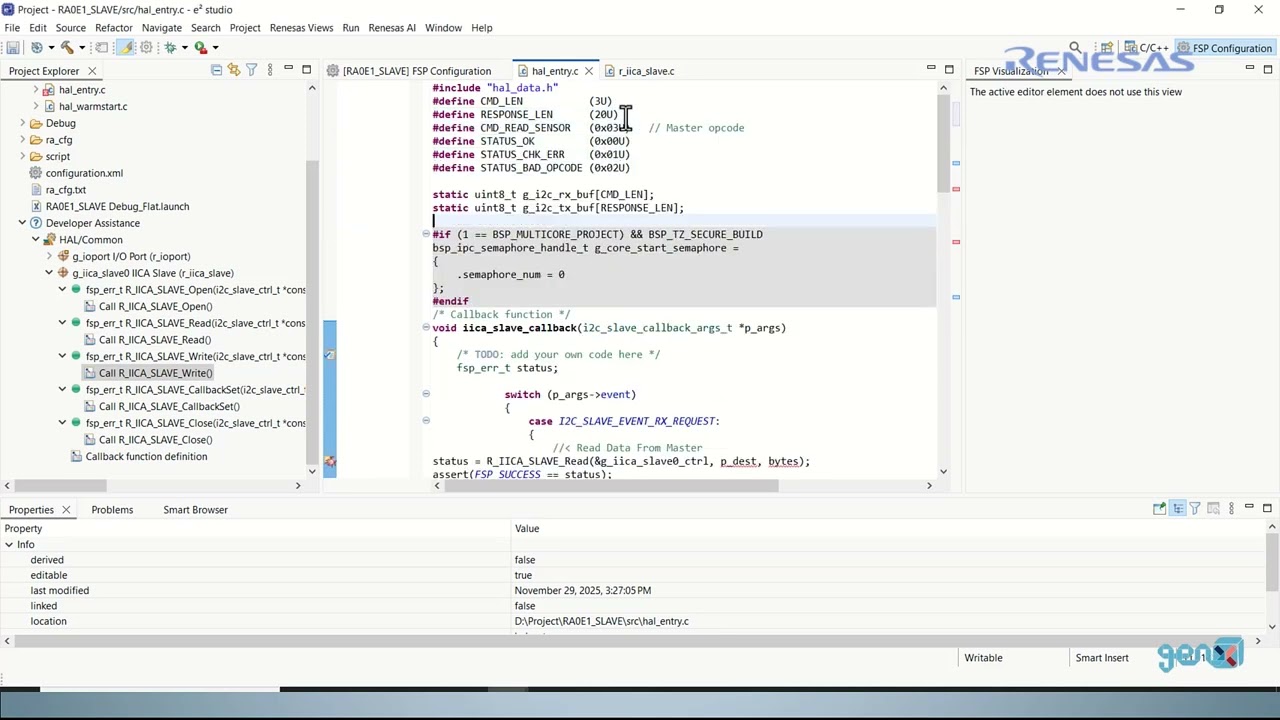 26-How to Setup RA as an I2C slave device