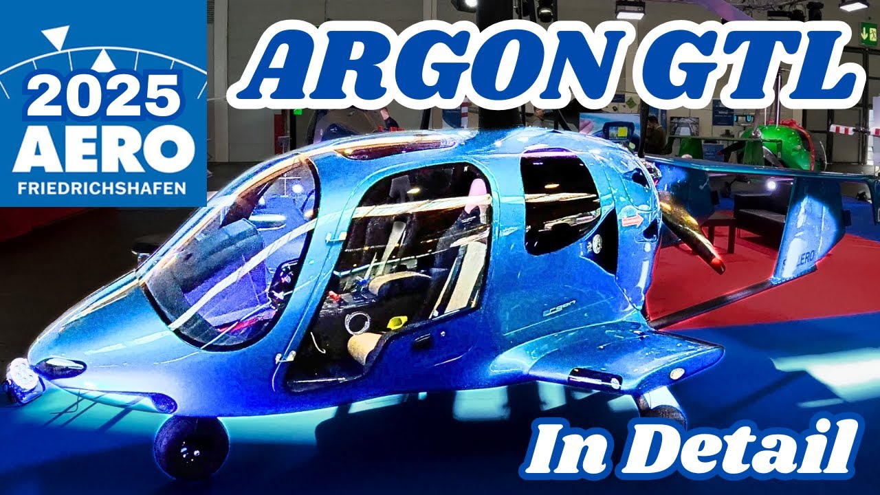 AERO 2025 - Tutti i dettagli del Primo Argon GTL destinato all'ITALIA - Messe Fredrichshafen